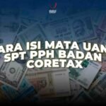 Cara isi mata uang SPT PPh Badan Coretax