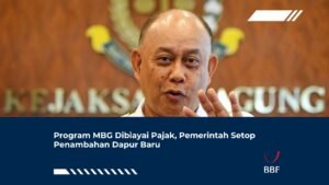 Program MBG Dibiayai Pajak, Pemerintah Setop Penambahan Dapur Baru