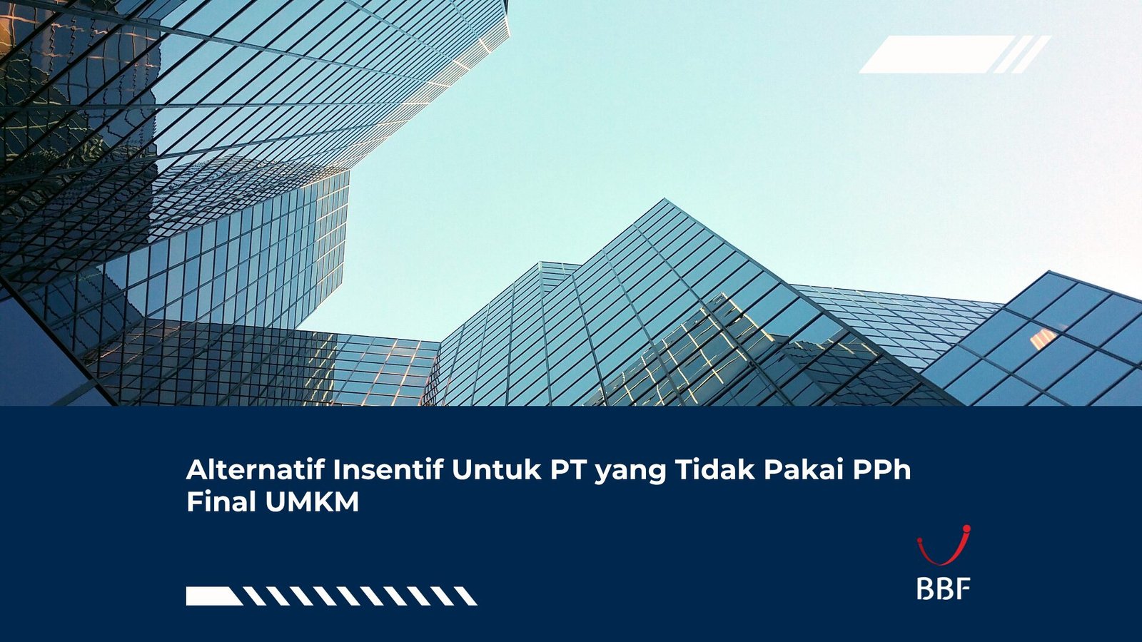 Alternatif Insentif Untuk PT yang Tidak Pakai PPh Final UMKM