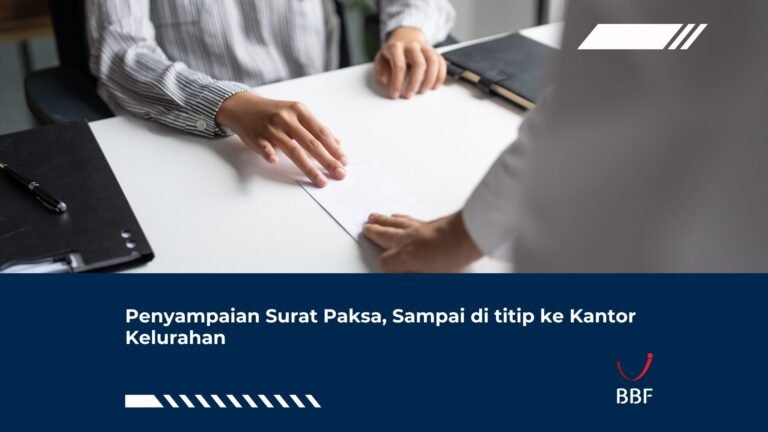 Penyampaian Surat Paksa, Sampai di titip ke Kantor Kelurahan