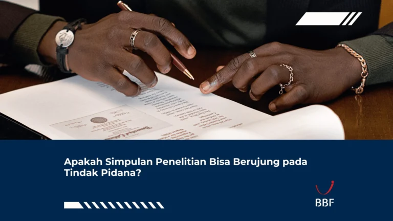 Simpulan penelitian atas tanggapan SP2DK oleh DJP bisa mengarah pada indikasi tindak pidana perpajakan sesuai pedoman SE-8/PJ/2026.