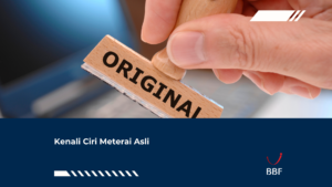 Kenali Ciri Meterai Asli