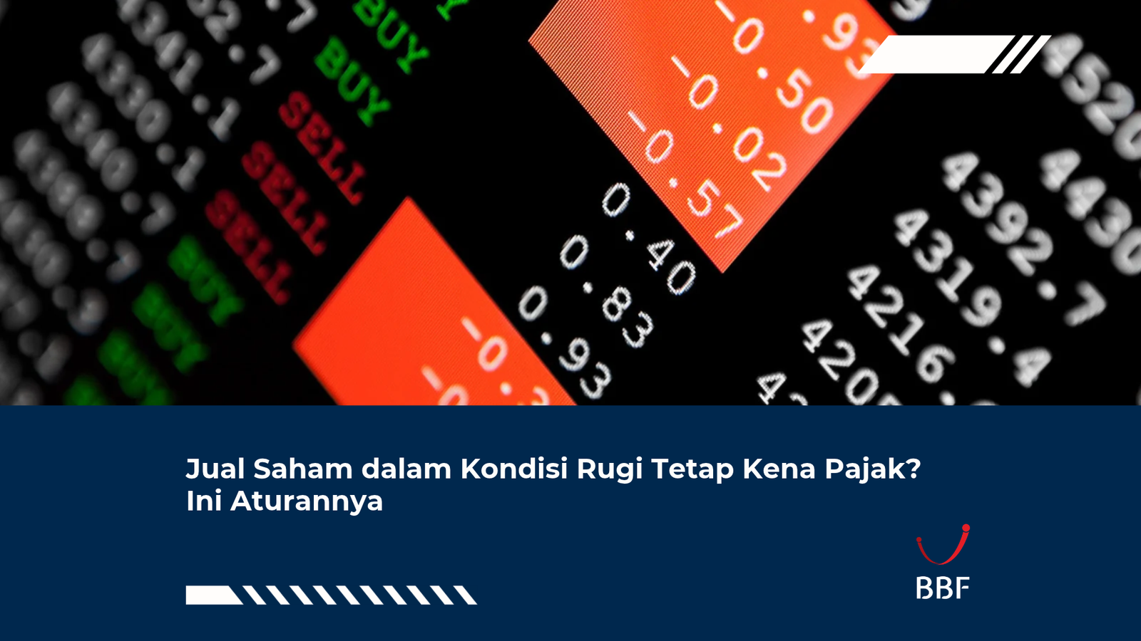 Jual Saham dalam Kondisi Rugi Tetap Kena Pajak? Ini Aturannya