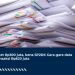 Omzet Rp300 juta, kena SP2DK Gara-gara data taransaksi Rp620 juta