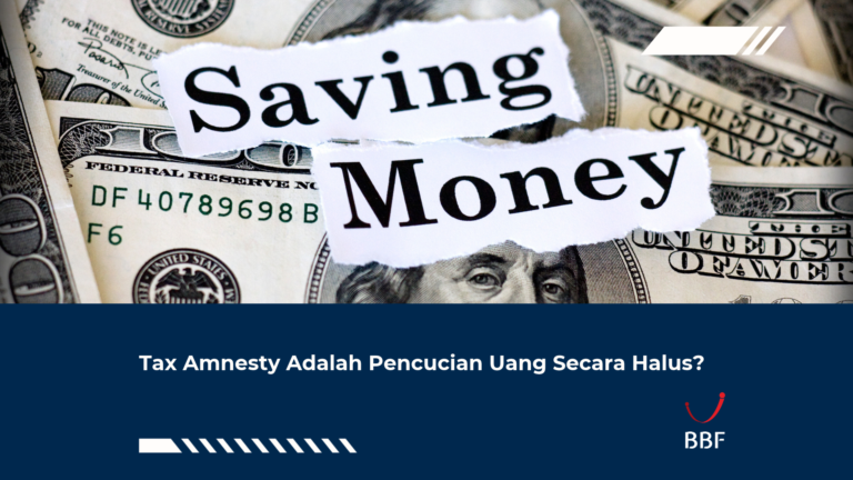 Tax Amnesty Adalah Pencucian Uang Secara Halus?