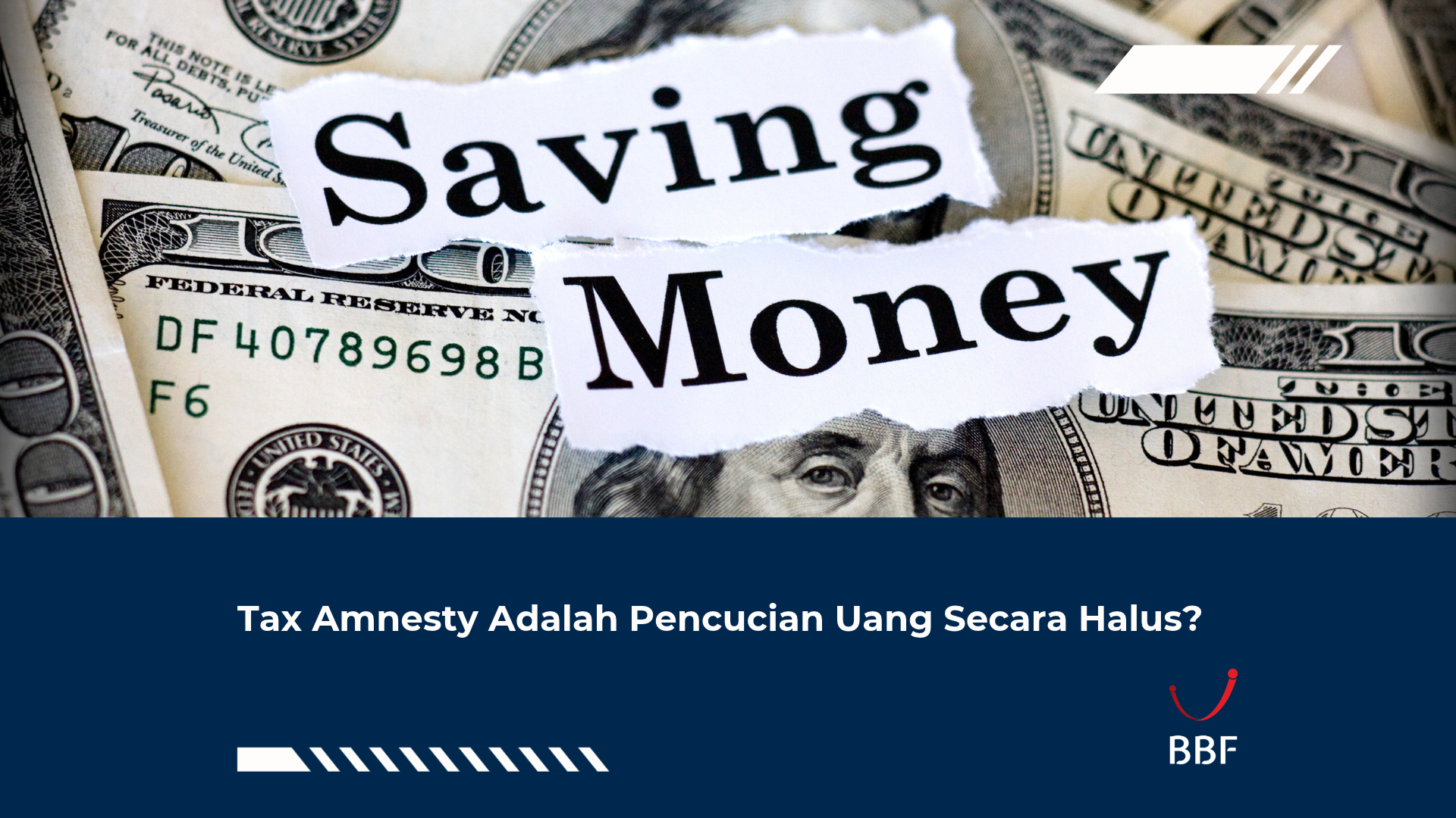 Tax Amnesty Adalah Pencucian Uang Secara Halus?